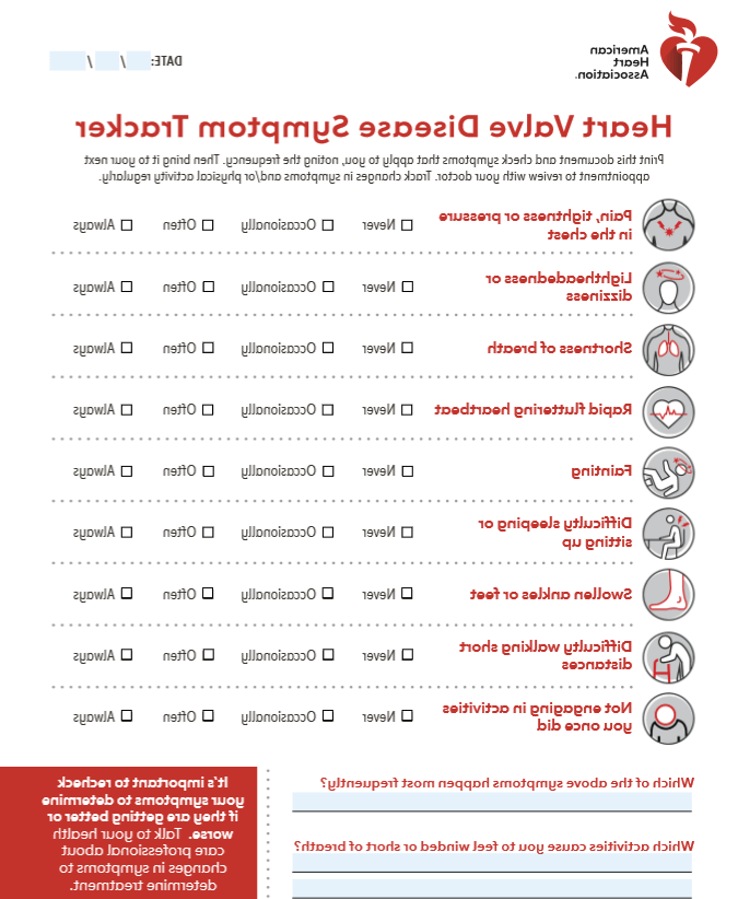 Heart valve disease symptom tracker thumbnail